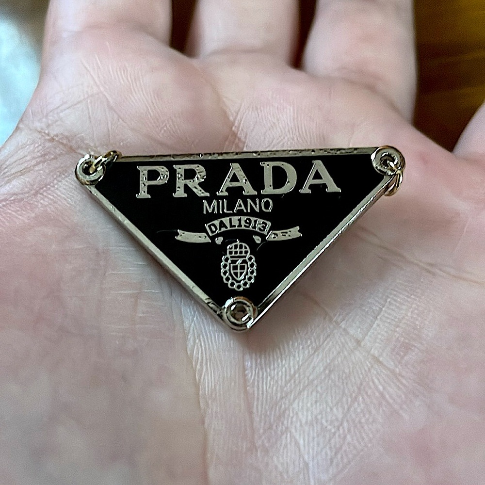 3 Count of Prada Hardware authentic for Jewelry making -